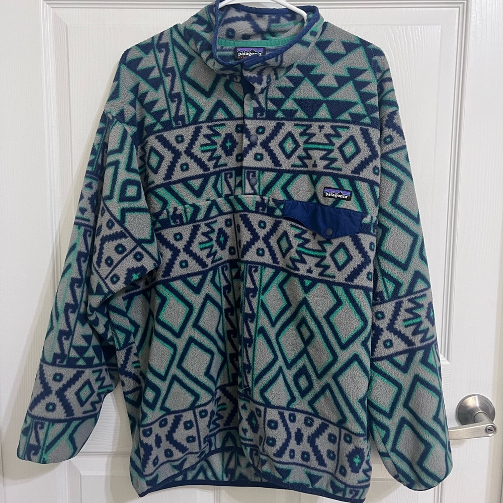 Men’s Large Patagonia Synchylla snap pullover